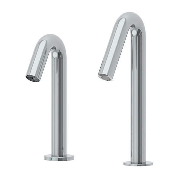Csaba DUO Grifo y Dispensador de jabón Libres De Contacto Touch-free deck-mounted electronic faucet & touchless soap dispenser - CSABA SOAP AND WATER DUO