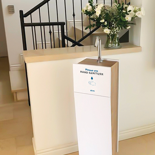 Csaba Stand on site | Csaba Hand Sanitizer Stand
