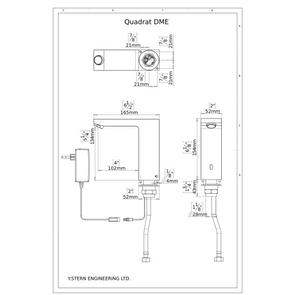 Quadrat-DME-dimensional-drawings
