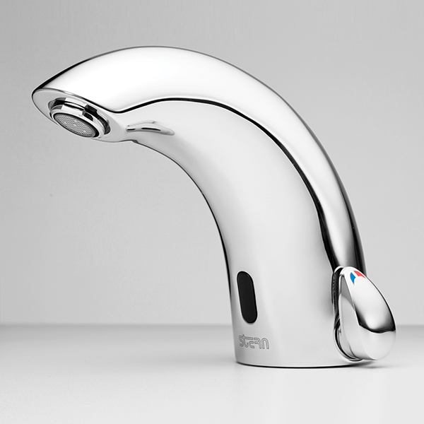 Swan 1000 AB 1953 grifo automatico de sensor | Swan 1000 AB 1953 bg Touch-free electronic faucet for deck-mounted installations Swan 1000 AB 1953Touchless Faucets - Deck Mounted Bathroom Faucet -