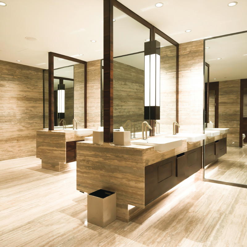Csaba grifo automatico de sensor | Touch free deck mounted electronic faucet Csaba Duo in public washroom S Touch free deck mounted electronic faucet Csaba Duo in public washroom S | Csaba grifo automatico de sensor