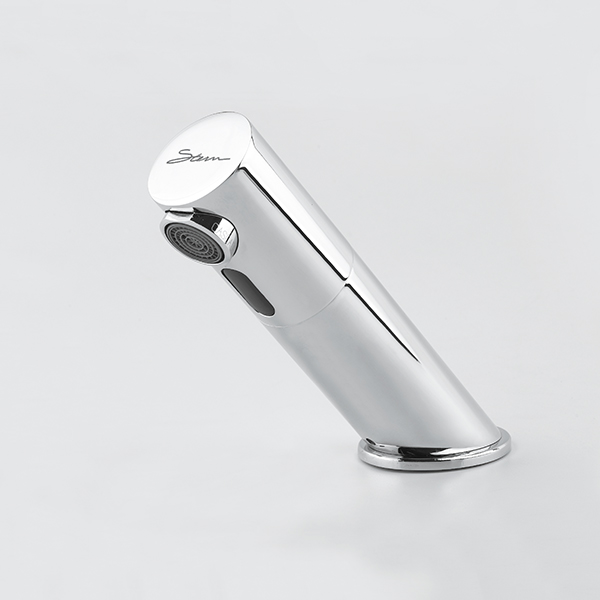 Tubular DM grifo automatico de sensor | Tubular DM bg Grifería sin contacto - Grifería para baño montada en cubierta - Grifería electrónica sin contacto para instalaciones montadas en cubierta Tubular-DM