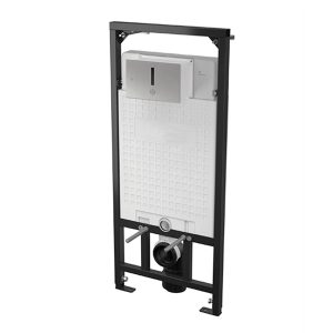 Artis H Touchless flush valve for W.C. with Iron Frame Set Iron Frame Set Touch free electronic cistern valve system complete with an iron frame for wall hung toilet Artis_H_KE
