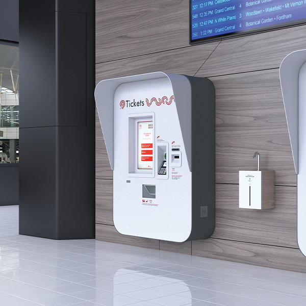 Csaba Wall Mounted Station Render | Csaba Wall Mounted Hand Sanitizer Station