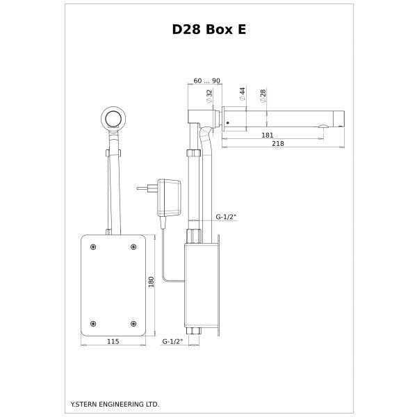 D28 Box E Product Drawing