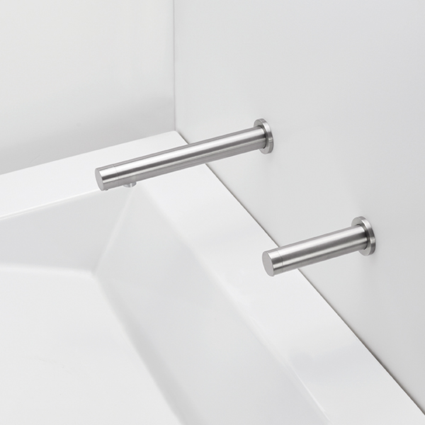 D28 DP AISI 316 Grifo Electrónico - Wall Mounted Bathroom Faucet - Touch-free wall-mounted electronic faucet D28 DP AISI316 TUBULAR Soap Dispenser