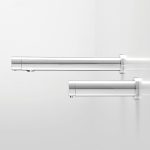 Touchless Faucets - Wall Mounted Bathroom Faucet - Touch-free wall-mounted electronic faucet - D28 with Tubular Soap Dispenser