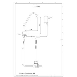 Dimensional Drawing - Touch Faucet - Cool BRE self closing electronic bottle filler - Cool_BRE-pdf
