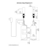Dimensional Drawing - Touchless Automatic Soap Dispenser - Extreme dispensador de jabón sin contacto