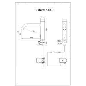 Dimensional Drawing - Touchless Deck Faucet - Extreme_HLB-pdf