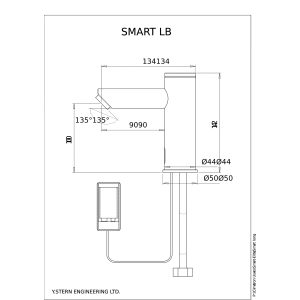 Dimensional Drawing - Touchless Deck Faucet - Smart_LB-pdf