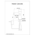 Dimensional Drawing - Touchless Deck Faucet - Trendy_1000_BRE-pdf