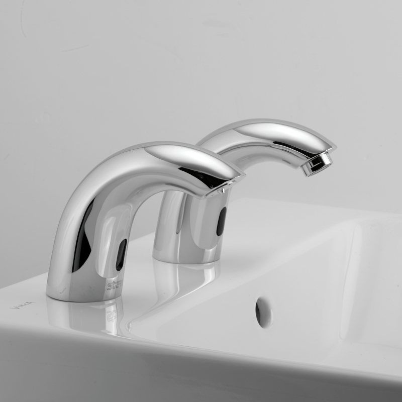 Grifería sin contacto - Grifería para baño montada en cubierta - Grifería electrónica sin contacto para instalaciones montadas en cubierta Easy+SwanSD medio perfil26
