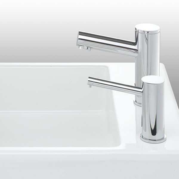 Automatic Soap Dispensers - Electronic Soap Dispenser - Touch free electronic soap dispenser for deck mounted installations - Elite Soap Dispenser Duo