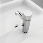 Extreme 1000 Grifo Electrónico Libres De Contacto - Deck Mounted Bathroom Faucet - Touch free electronic faucet for deck mounted installations Extreme_1000_E_B_3