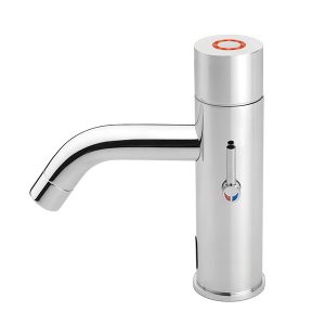 Extreme Tempra E grifo automático de sensor - Deck Mounted Bathroom Faucet - Touch Free Deck Mounted Faucet -Touch free electronic faucet for deck mounted installations Extreme_Tempra_E_1