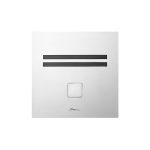 Nara 2022 Touch free electronic flush valve for WC Touch free electronic flush valve for W.C. with an hydraulic override push button for manual operation - Nara 2022 - Automatic Flush Valve