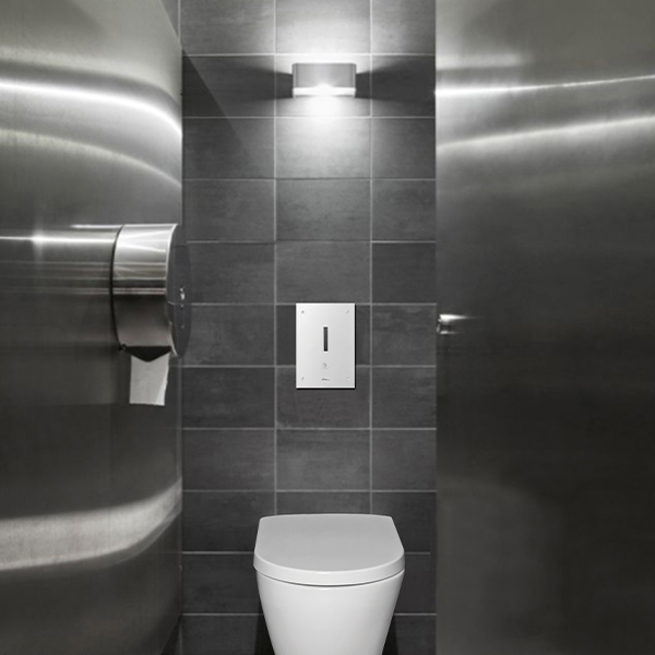Noble 3032P on site | Noble 3032 P Touchless electronic flush valve for WC
