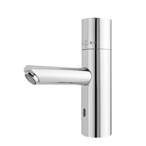 Trendy T grifo automático de sensor Grifo electrónico termostático y sin contacto para instalaciones en cubierta Trendy 1000T