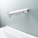 Tubular 1000 Box Grifo Electrónico - Wall Mounted Bathroom Faucet - Touch free electronic faucet for wall mounted installations Tubular 1000 Box