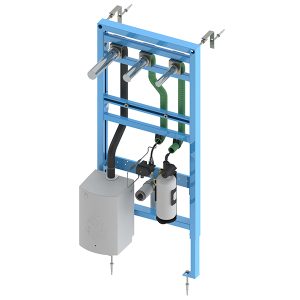 Tubular DP Trio KE Iron Frame Set - Iron frame set - Iron mounting frame set with washbasin - Tubular DP Trio KE