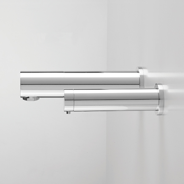 Automatic Soap Dispensers - Touch free electronic soap dispenser for wall mounted installations - Tubular Soap Dispenser Duo