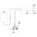 Wave On-Off Sensor Kit For Faucets Front Fixation - Imagen 2