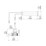 Wave On-Off Sensor Kit For Urinals Front Fixation - Imagen 2