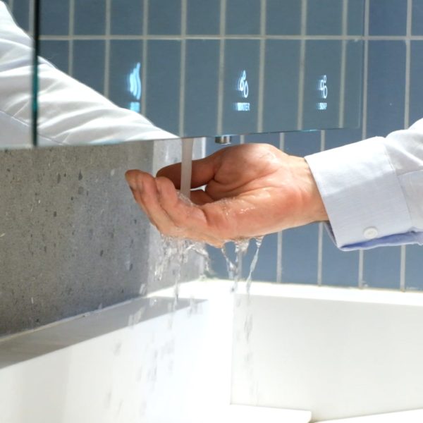 behind the mirror solutions. The SWAR - behind mirror soap water air complete module and cabinet