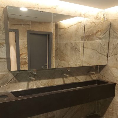 SA module - behind mirror soap air dispenser